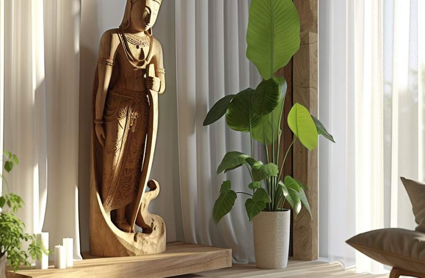Statue bois : intégration élégante et écologique dans votre intérieur